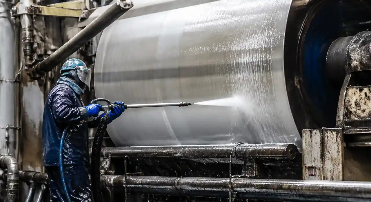 High pressure paper nozzles