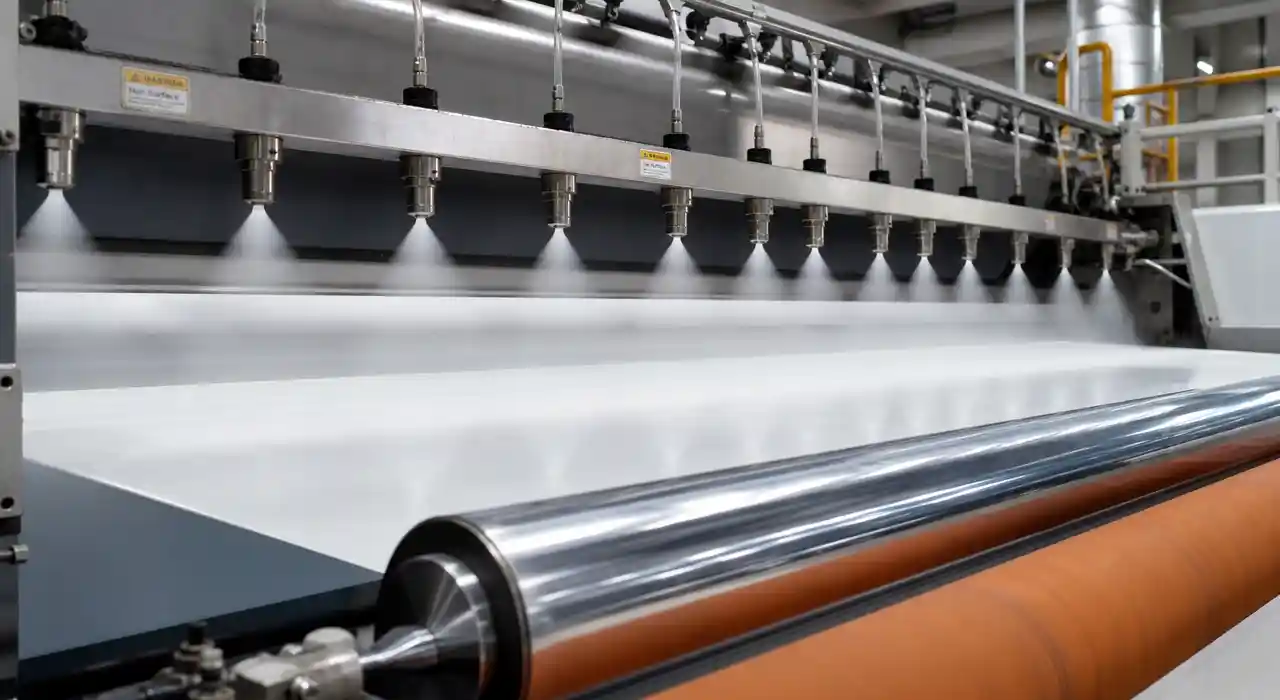 Tissue machine felt shower upgrade